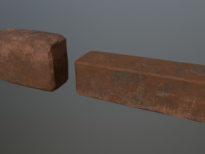 old ruin set 3D Model