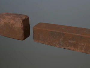 old ruin set 3D Model