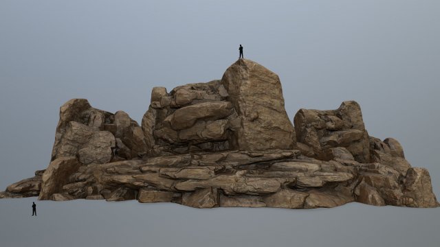 rocks 3D Модель .c4d .max .obj .3ds .fbx .stl .blend 
