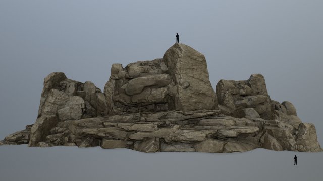 rocks Model 3D .c4d .max .obj .3ds .fbx .stl .blend 