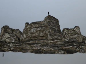 skały Model 3D