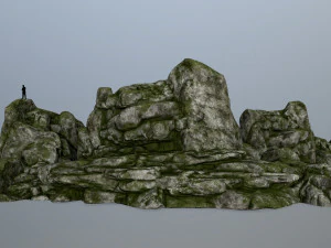 skały Model 3D