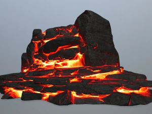 lava rocks 3D Model