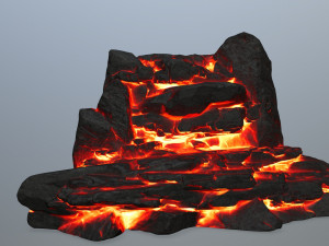 lava rocks Modelo 3D