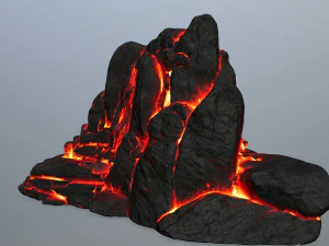 lava rocks 3D Model