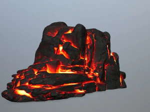 lava rocks 3D Model