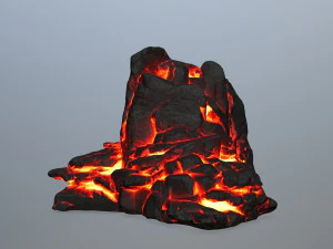 lava rocks 3D Model