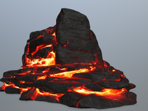 lava rocks Modelo 3D
