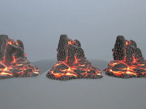 lava rocks 3D Model