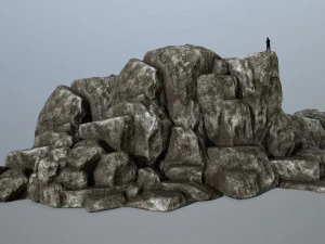 Felsen 3D Modell