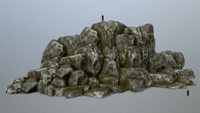rocks Model 3D .c4d .max .obj .3ds .fbx .stl .blend 