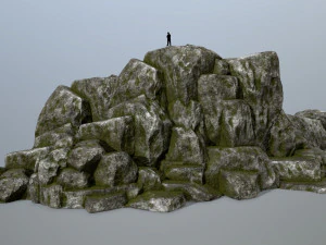 rocce Modello 3D