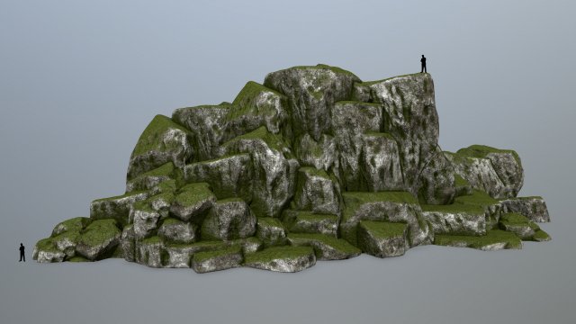 rocks 3D Model .c4d .max .obj .3ds .fbx .stl .blend 