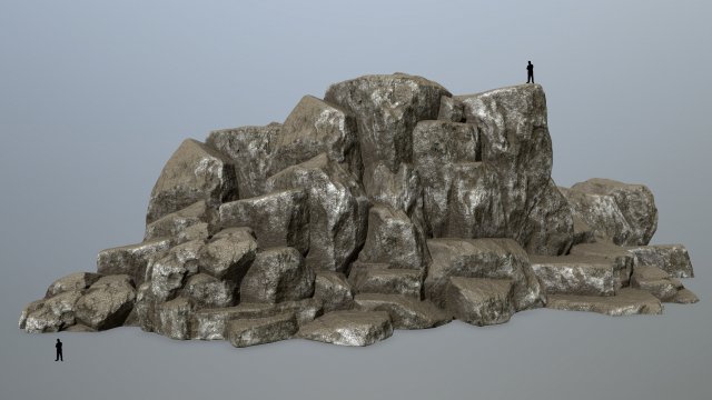 rocks 3D Модель .c4d .max .obj .3ds .fbx .stl .blend 