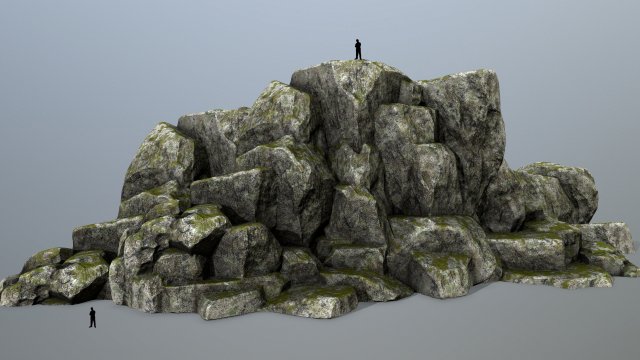 rocks 3D Модель .c4d .max .obj .3ds .fbx .stl .blend