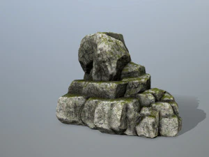 岩 3Dモデル