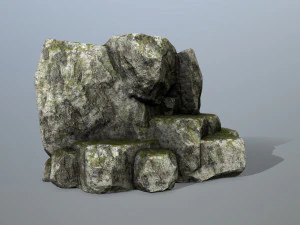 岩 3Dモデル