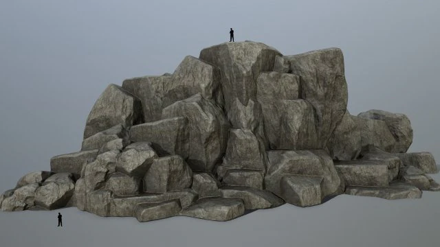rocks 3D Model .c4d .max .obj .3ds .fbx .stl .blend 
