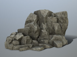 rocks 3D मॉडल