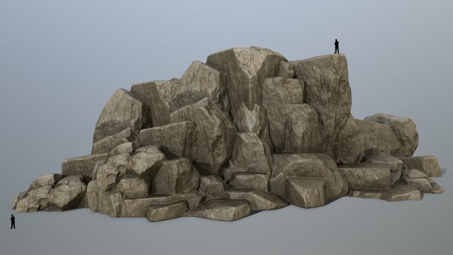 rocks 3D Model .c4d .max .obj .3ds .fbx .stl .blend 