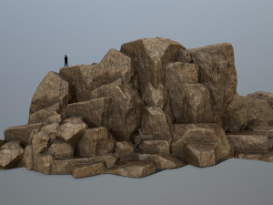 rocks 3D मॉडल
