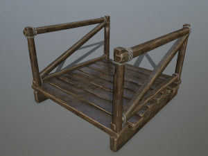 woods and ropes 3D Model