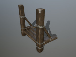 woods and ropes 3D Model