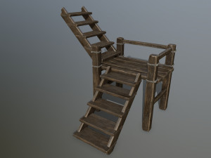 woods and ropes 3D Model