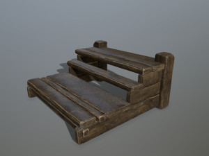 woods and ropes 3D Model