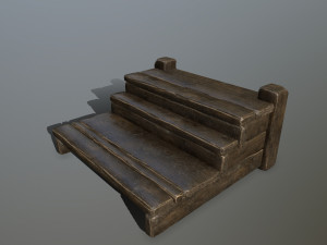 woods and ropes 3D Model