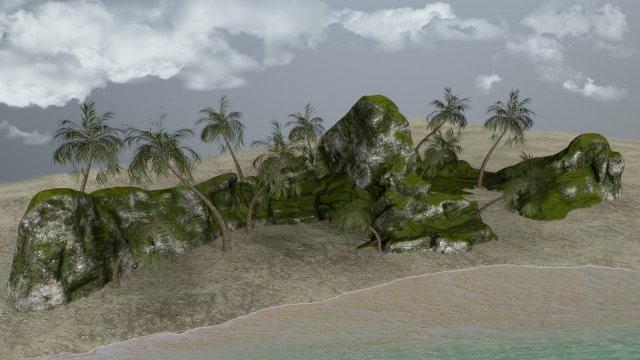 rocks 3D 모델 .c4d .max .obj .3ds .fbx .stl .blend 