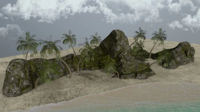 rocks 3D Model .c4d .max .obj .3ds .fbx .stl .blend 