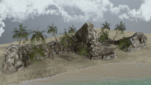 rocks 3D 模型 .c4d .max .obj .3ds .fbx .stl .blend