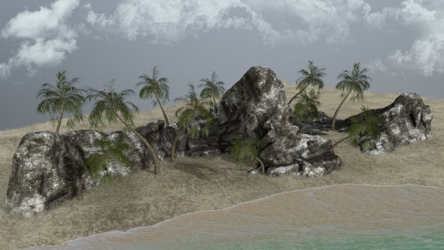 rocks 3D-Modell .c4d .max .obj .3ds .fbx .stl .blend 