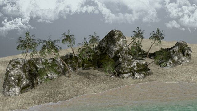 rocks 3Dモデル .c4d .max .obj .3ds .fbx .stl .blend 
