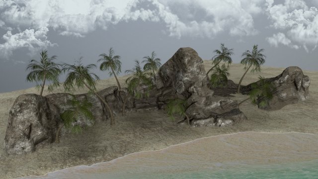 rocks 3D Model .c4d .max .obj .3ds .fbx .stl .blend 