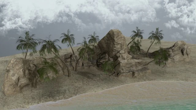 岩石 3D 模型 .c4d .max .obj .3ds .fbx .stl .blend 