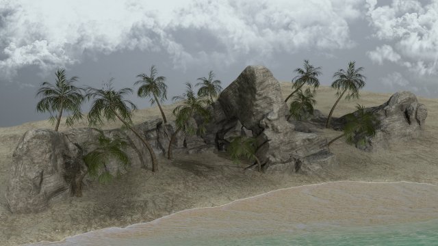 rocks 3D Model .c4d .max .obj .3ds .fbx .stl .blend 