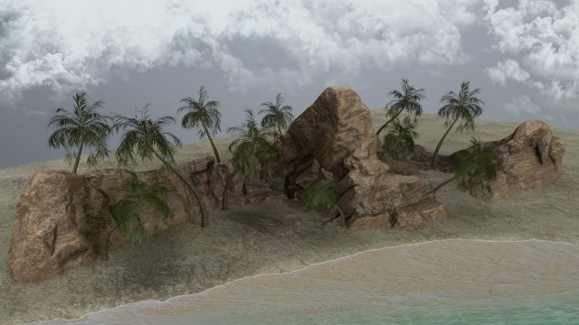 rocks 3D Model .c4d .max .obj .3ds .fbx .stl .blend 
