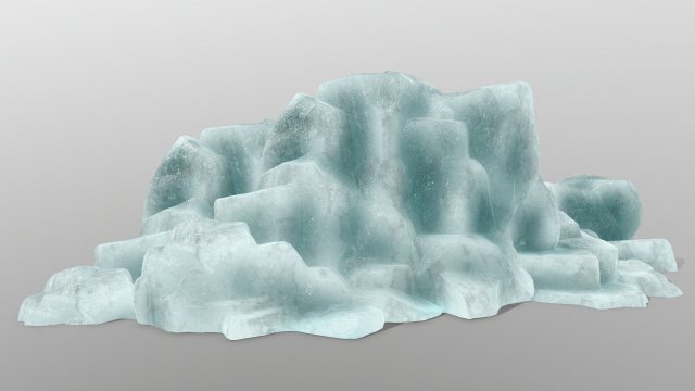 ice rocks Modèle 3D .c4d .max .obj .3ds .fbx .stl .blend 