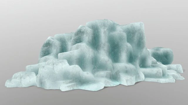 ice rocks 3D Model .c4d .max .obj .3ds .fbx .stl .blend 
