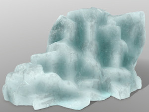 ice rocks Modèle 3D