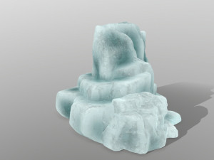 ice rocks Modèle 3D