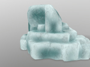 ice rocks Modèle 3D