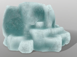 ice rocks Modèle 3D