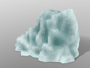 ice rocks Modèle 3D