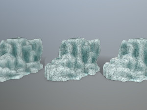ice rocks Modèle 3D
