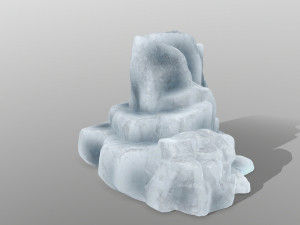 ice rocks Modèle 3D