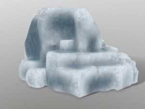 ice rocks Modèle 3D