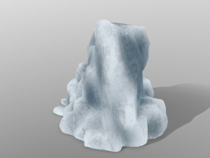 ice rocks Modèle 3D